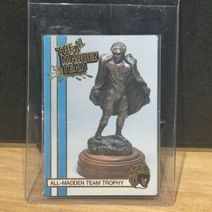 1990  ActionPacked -"All Madden Team Trophy" -  Football  Card # 58 John Madden‎